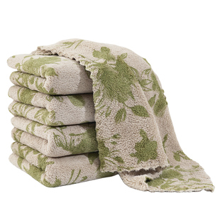 抹布洗碗布珊瑚绒家用加厚耐磨厨房清洁用吸水不易掉毛沾油百洁布