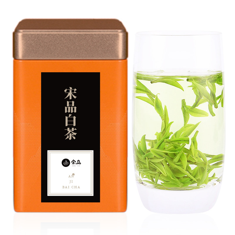 2026新茶宋品白茶明前特级5A春茶珍稀高山绿茶高档茶叶罐装50g