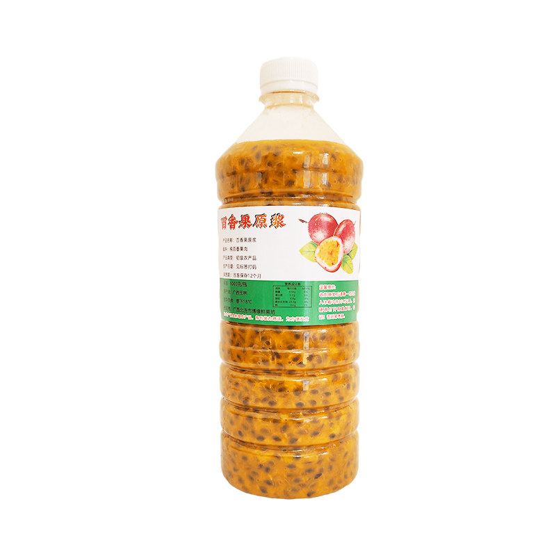 新鲜百香果原浆果酱商用广西云南百香果
