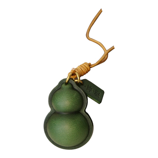 2025新款手工牛皮文玩葫芦挂饰可盘可养福禄挂件长项链吊坠包挂女