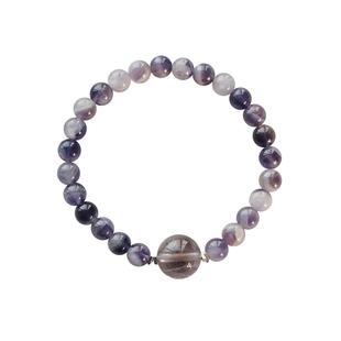 大仙的串儿《暮山紫》天然紫水晶手链招财上岸手串九紫离火原创