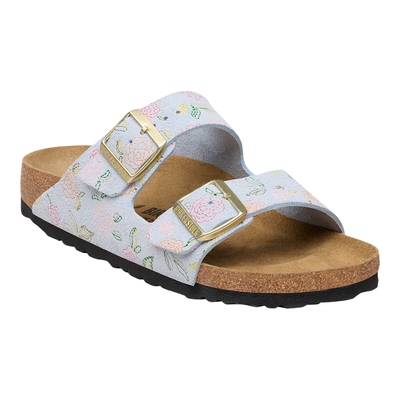 BIRKENSTOCK勃肯绒面革双带拖鞋