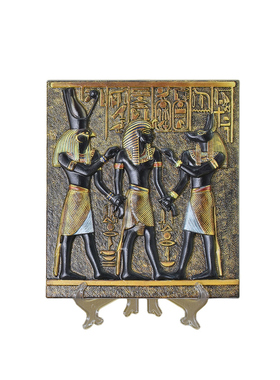 埃及法老金字塔卢克索石板画摆件