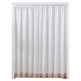 透光不透人纱门帘纱窗帘加厚遮阳防晒遮隐私帘客厅阳台卧室半遮光