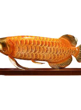 礼师傅铜雕画福气满满装饰摆件