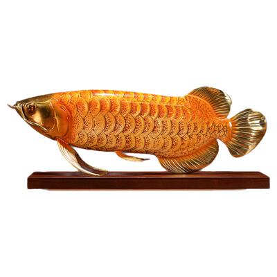 礼师傅铜雕画福气满满装饰摆件