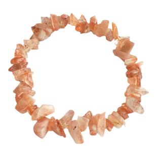 天然金草莓晶散珠手链脚链女diy金太阳石 招正桃花手串  能量水晶