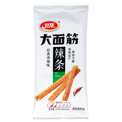 卫龙辣条大面筋24g童年辣味零食