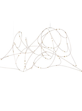 redlux红光moooi Flock现代简约餐厅吧台吊灯卧室萤火虫原版灯具