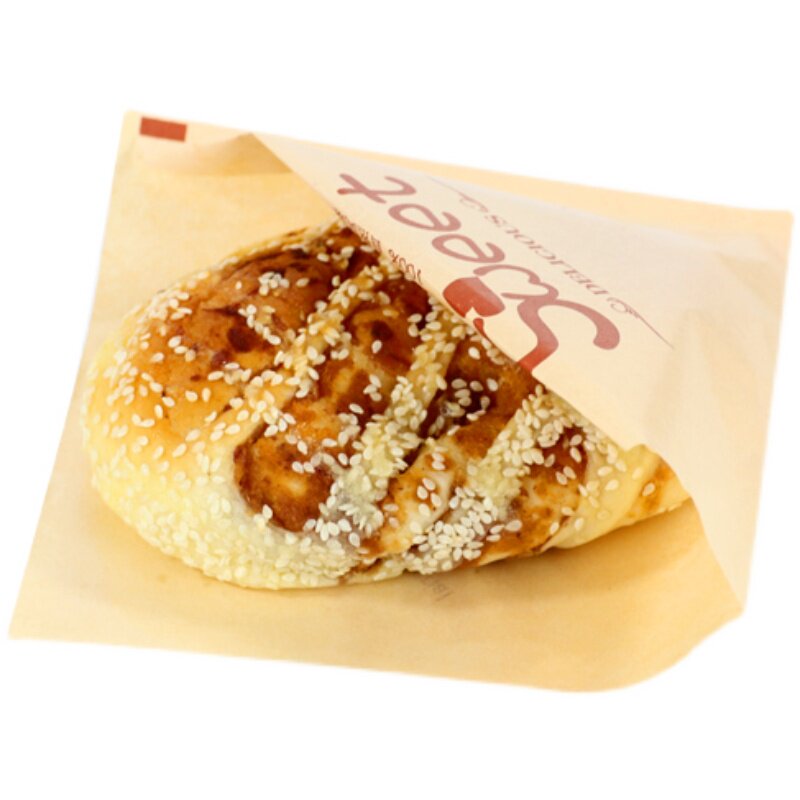 三明治甜甜圈吐司面包即吃手抓饼牛皮纸随手包食品防油纸袋三角袋