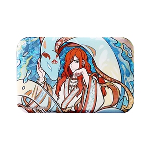 正版非人哉瑞兽呈祥方形徽章盲盒敦煌画院联名胸针吧唧动漫周边