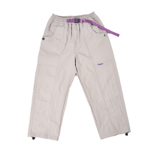 【轻量保暖】女童加绒登山裤秋冬季儿童防泼水一体绒直筒冲锋裤子