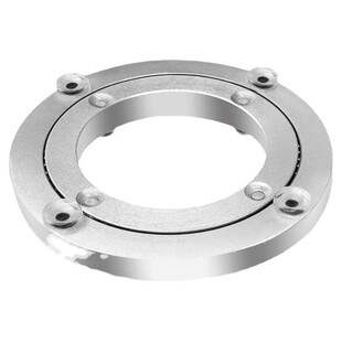 餐桌转盘底座大理石玻璃实木圆桌转盘轨道饭桌铝转芯消音静音家用