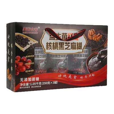 司徒三少益生菌红枣核桃黑芝麻糊