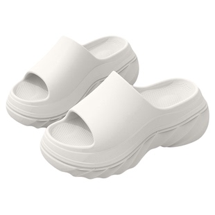 稻草人8cm增高厚底拖鞋女夏季室内家居防滑防臭凉拖可外穿高级感