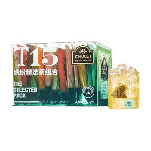 chali花茶组合玫瑰花红茶绿花果茶包桂花乌龙茶普洱茶袋泡茶