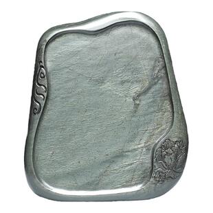 砚台可研墨老坑歙砚书法专用安徽天然原石歙县可磨墨石砚乌钉罗纹孤品文房四宝收藏送礼名师手制眉纹金星砚台