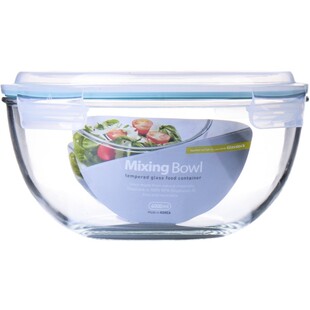 韩国Glasslock玻璃保鲜盒微波炉密封冰箱收纳碗水果沙拉碗大容量