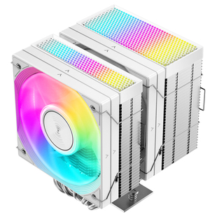 JIUSHARK九鲨JF500mini不挡内存CPU散热器双塔双扇5热管15代AMD