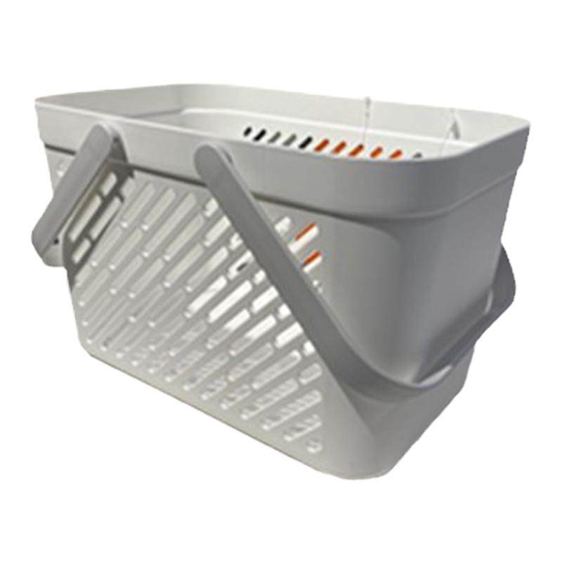 宜劳纳恩浴室蓝家用收纳洗澡沐浴露手提篮筐便携置物蓝国内代购