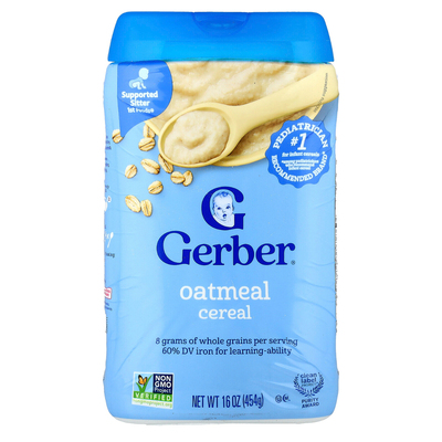 香港代购嘉宝gerber 1段大米米粉米糊含铁锌一段婴儿辅食