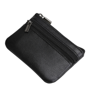 xmyb 牛皮简约小零钱包 男士复古真皮拉链卡包 迷你钥匙包 驾照包