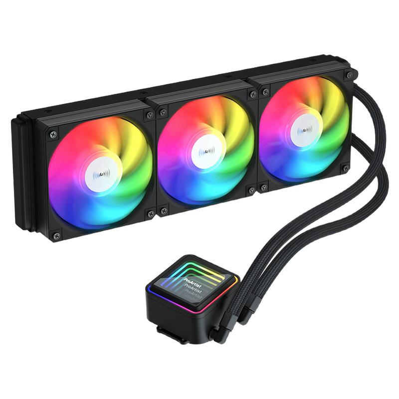 雅俊360水冷散热器 BA5/GA5/ea5 雅浚UA360一体式电脑CPU散热风扇