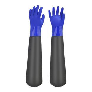 插秧专用手套栽秧水田下田防水稻长款播秧插水稻耐用胶皮加厚洗衣