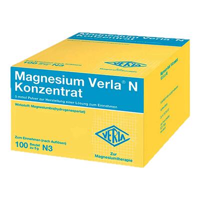 德国Verla缓解抽筋神经肌肉功能养护 补镁冲剂100袋