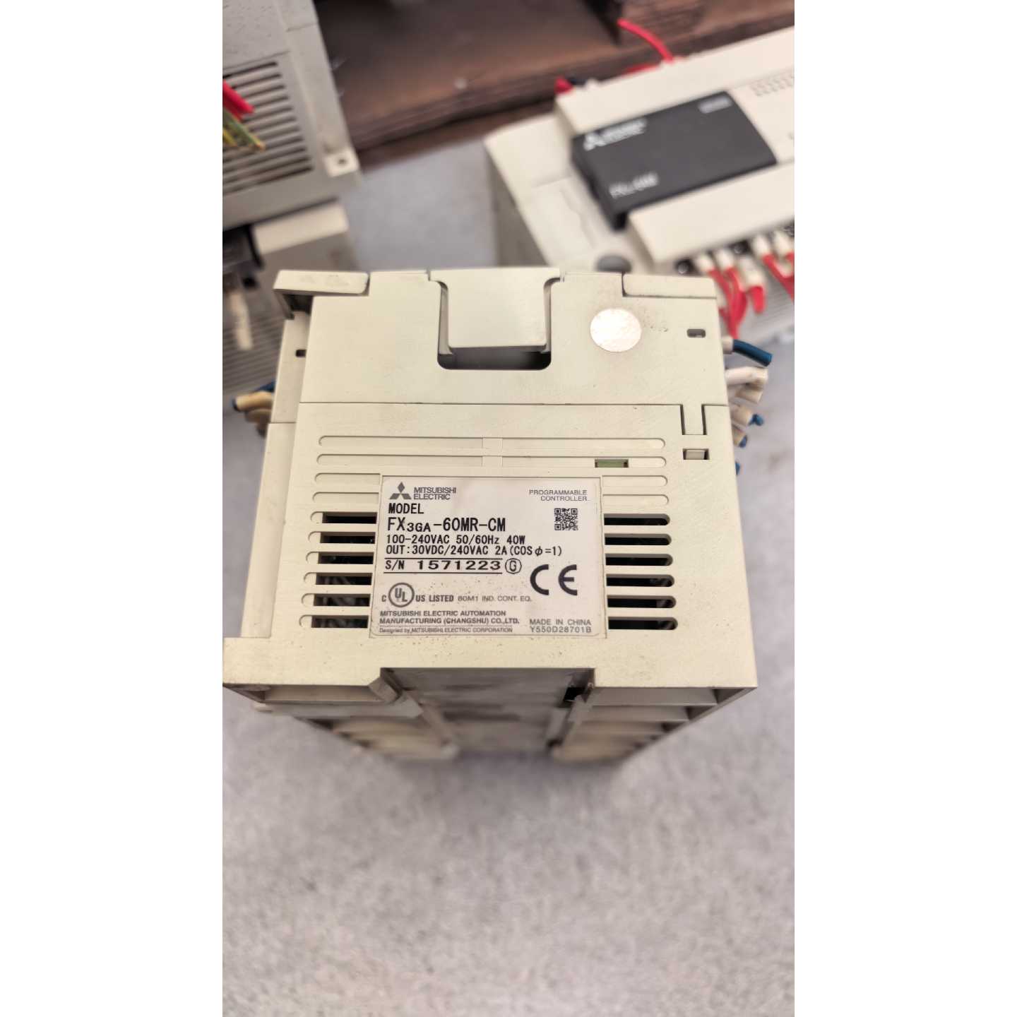 议价三菱FX3GA-60MR-CM一个500包邮包好处理