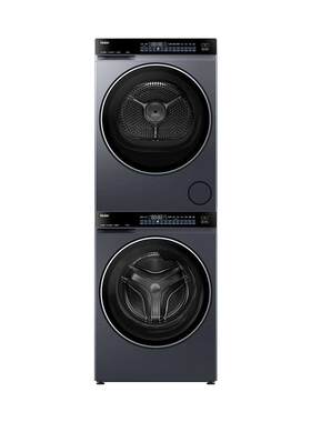 【云溪4.0 12KG】海尔新品滚筒洗烘套装洗衣机家用直驱双擎582
