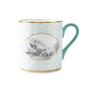 高淳陶瓷杯茶杯丝路马克杯水杯办公室家用带勺创意高档瓷器送礼杯