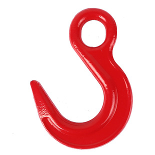 钢管钩子环眼挂钩货钩万向旋转吊钩羊角钩行车吊车起重吊具吊索具