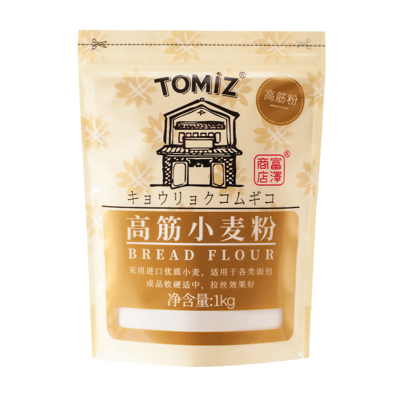 tomiz烘焙材料拉丝高筋小麦粉