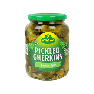 进口冠利酸黄瓜670g俄式青瓜俄罗斯汉堡包下饭菜德国腌黄瓜商用