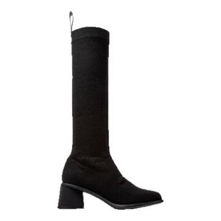 Camper看步女鞋Kiara高跟长筒靴秋冬粗跟增高时尚瘦瘦靴