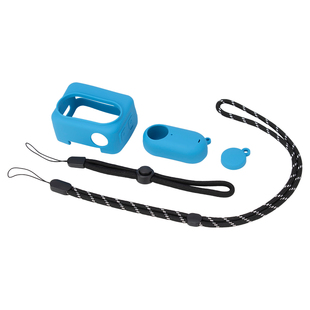 适用于影石Insta360GO3S运动相机硅胶保护套防尘防刮套镜头盖配件