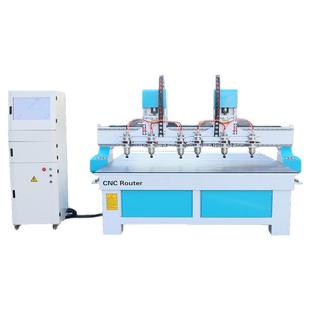 多头数控雕刻机木工实木电脑雕刻实木家具浮雕一拖六双头二拖八