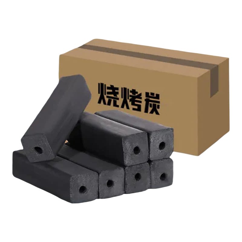 木炭家用无烟烧烤机制碳专用室内果木碳易燃户外烤炉炭铜火锅竹炭