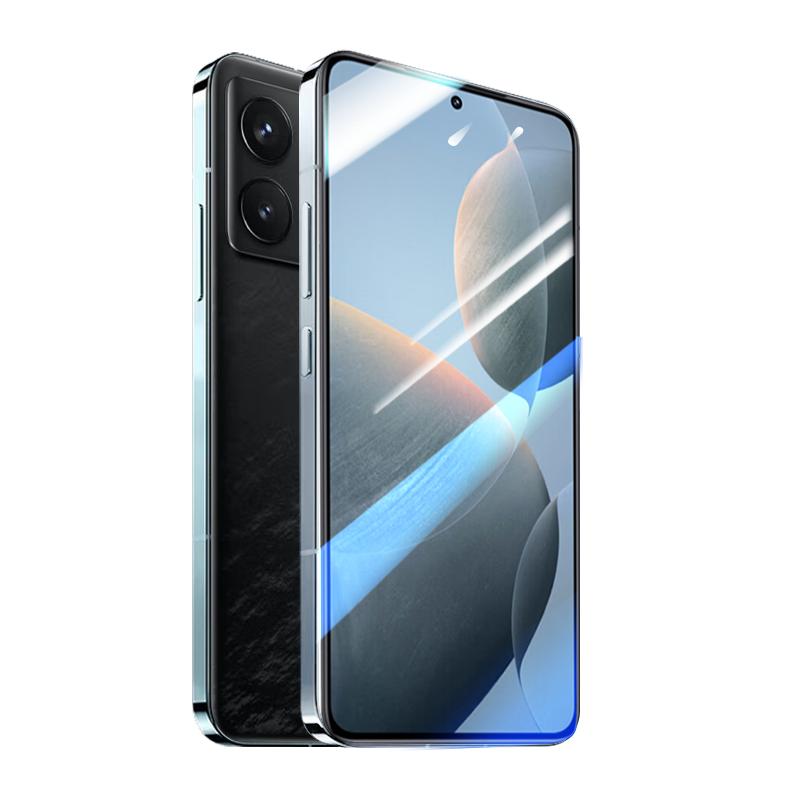 适用红米k70钢化膜k80pro手机k60/k40全屏note13游戏note11tpro+保护redmi50电竞note至尊s纪念e版por贴膜12c