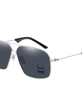 上丞UV400纯钛男蔡司偏光墨镜