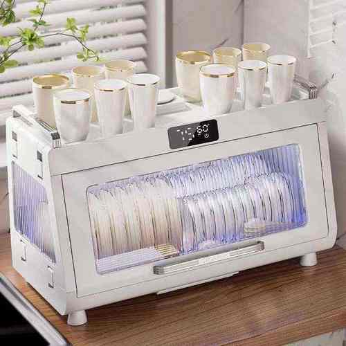 消毒碗柜小型家用烘干一体台式餐具茶具杯子奶瓶碗筷收纳柜免沥水