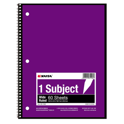 凯萨美式笔记本a4三孔易撕活页本