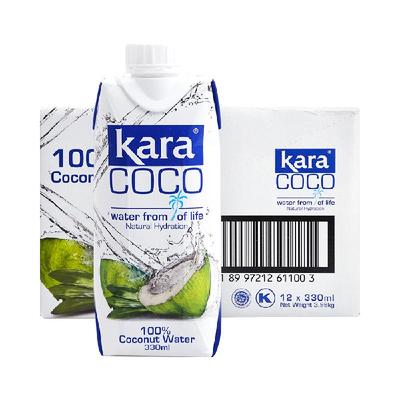 进口KARA椰子水330ml*12瓶