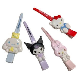 鸭嘴大号HelloKitty凯蒂猫发夹三丽鸥一字夹边夹可爱刘海夹美乐蒂