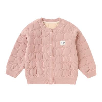 嘟嘟家儿童保暖内衣男童秋衣冬季内搭宝宝夹棉上衣女童校服神器厚