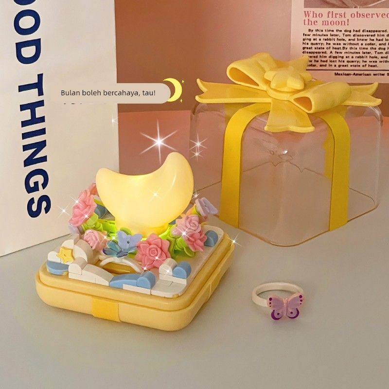 diy积木戒指盒手工自制生日礼物可爱小东西送女生闺蜜送女友走心