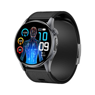 【政府补贴15%】卡普伦精准测血压手表多功能血糖手表心率睡眠尿酸NFC离线支付老人健康手环远程关爱SOS蓝牙