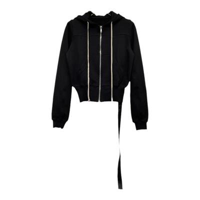 RO长袖套头宽松通勤纯色连帽外套