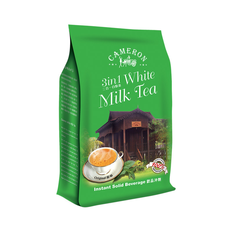 三合一速溶白奶茶马来西亚进口特产拉茶原味金马伦袋装冲泡300g克